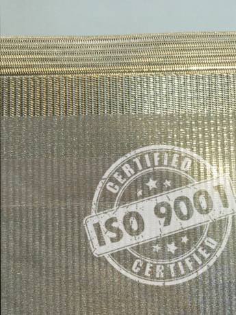 ISO 9001 certified products