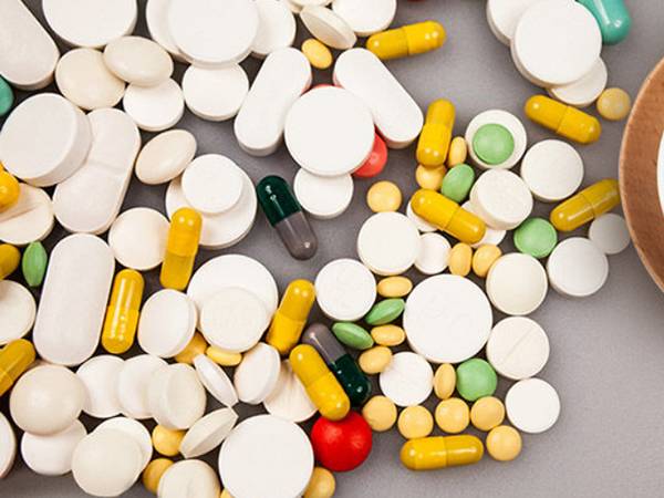 Some medicine scattered, sintered mesh can be used in the processing.