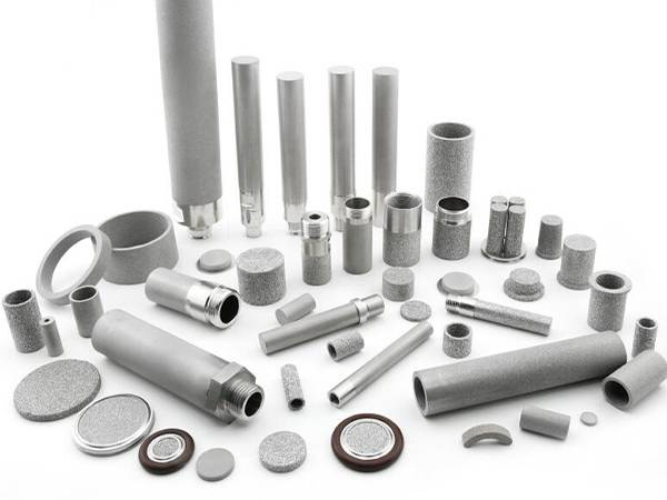 Different shapes of porous stainless steel products made from stainless steel powder sintering technology